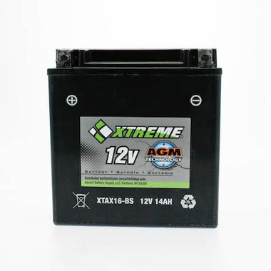 Xtreme 16-BS 12V 230CCA AGM Powersport Battery