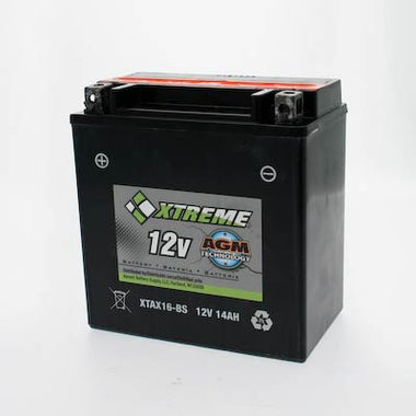 Xtreme 16-BS 12V 230CCA AGM Powersport Battery - 0