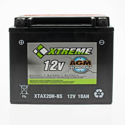 Xtreme 20H-BS 12V 310CCA AGM Powersport Battery