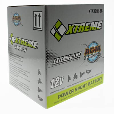 Xtreme 20H-BS 12V 310CCA AGM Powersport Battery