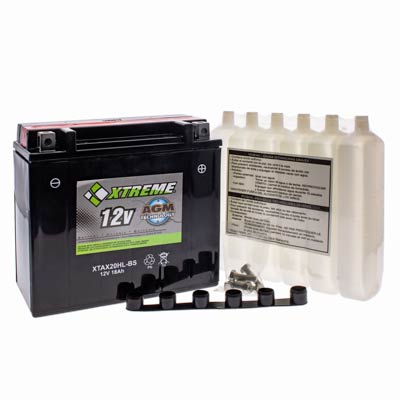 Xtreme 20HL-BS 12V 310CCA AGM Powersport Battery