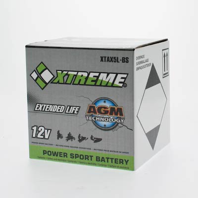 Xtreme 5L-BS 12V 70CCA AGM Powersport Battery