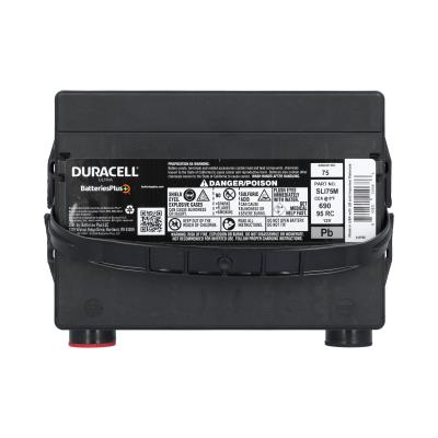 Duracell Ultra Car Battery | Group 75 | 690 CCA | Gold Flooded