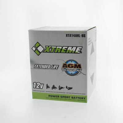 Xtreme 14AHL-BS 12V 205CCA AGM Powersport Battery