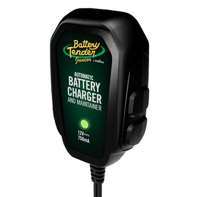 Battery Tender Junior 12V 750mA Charger for Motorcycle, ATV, and Watercraft Batteries