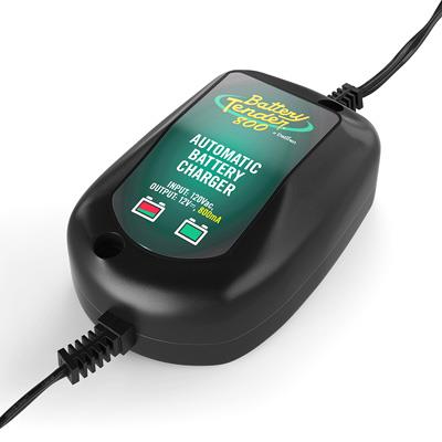 Battery Tender Weatherproof 12V 800mA Charger for Motorcycle, ATV, and Watercraft Batteries