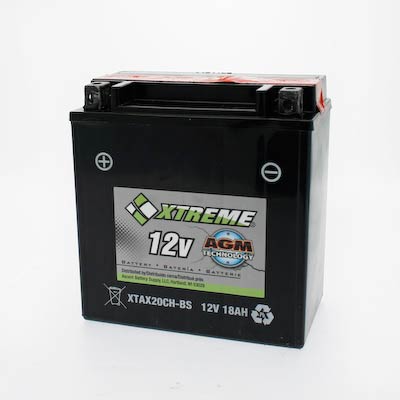 Xtreme 20CH-BS 12V 270CCA AGM Powersport Battery