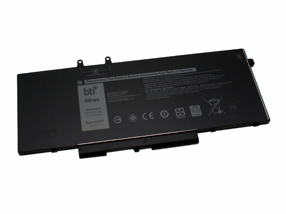Li-Ion Notebook Battery for DELL - 4-CELLS 15.2V 4250mAh 68Whr