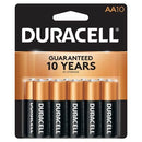 Duracell Coppertop 1.5V AA, LR6 Alkaline Battery - 10 Pack-1