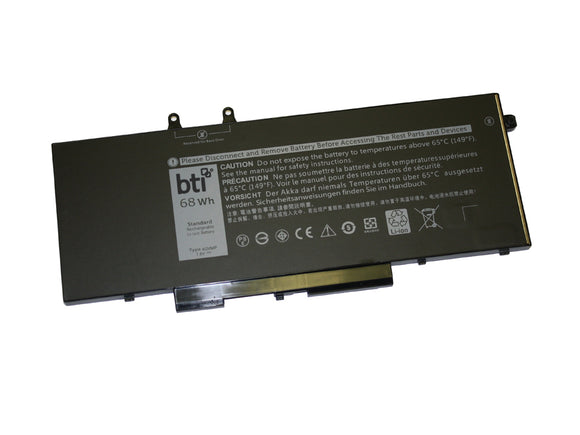 Li-Ion Notebook Battery for DELL - 4-CELLS 7.6V 8947mAh 68Whr
