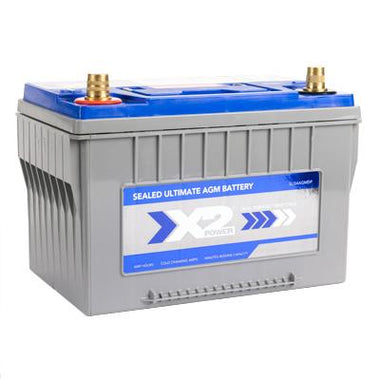 X2Power Car Battery | Group 34 | 850CCA | Premium AGM - 0