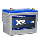 X2Power Car and Truck Battery | Premium AGM | 840CCA | Group Size 24-3