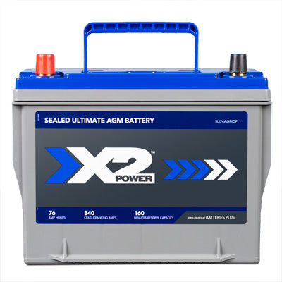 X2Power Car and Truck Battery | Premium AGM | 840CCA | Group Size 24