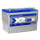 X2Power Car Battery | Group 27 | 930CCA | Premium AGM-3