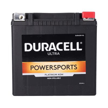 Duracell Ultra 14L-BS 12V 220CCA AGM Powersport Battery