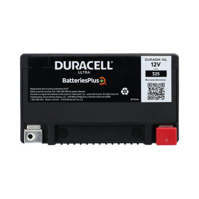 Duracell Ultra 16CL-B 12V 325CCA AGM Powersport Battery