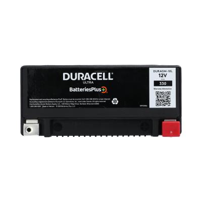 Duracell Ultra 18L-BS 12V 330CCA AGM Powersport Battery