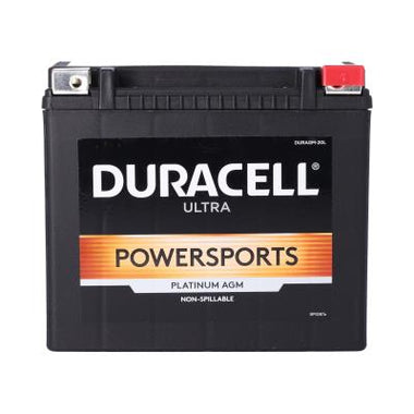 Duracell Ultra 20HL-BS 12V 310CCA AGM Powersport Battery