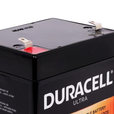 Duracell Ultra 12V 5AH AGM Sealed Lead Acid (SLA) Battery with F1 Terminals