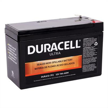 Duracell Ultra 12V 7AH AGM Sealed Lead Acid (SLA) Battery with F2 Terminals - 0