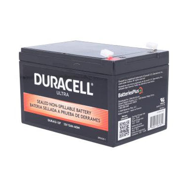 Duracell Ultra 12V 12AH General Purpose AGM Sealed Lead Acid (SLA) Battery with F1 Terminal - 0