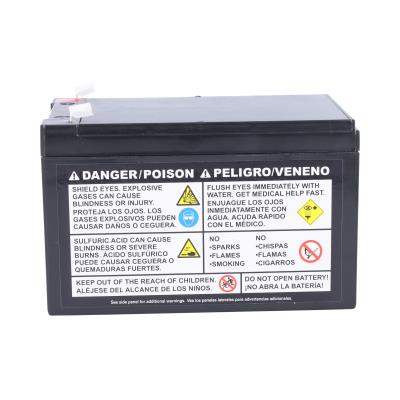 Duracell Ultra 12V 12AH General Purpose AGM Sealed Lead Acid (SLA) Battery with F1 Terminal