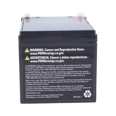 Duracell Ultra 12V 12AH General Purpose AGM Sealed Lead Acid (SLA) Battery with F1 Terminal