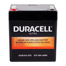 Duracell Ultra 12V 5AH AGM Sealed Lead Acid (SLA) Battery with F2 Terminals-1