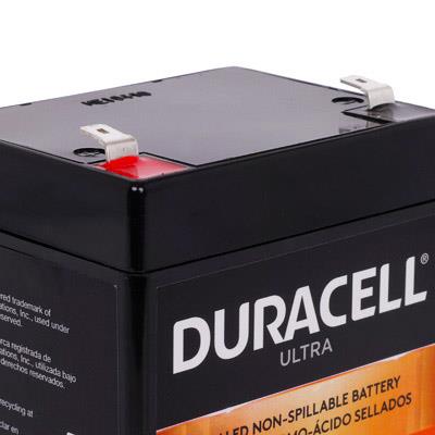 Duracell Ultra 12V 5AH AGM Sealed Lead Acid (SLA) Battery with F2 Terminals