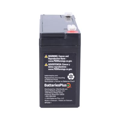 Duracell Ultra 6V 12AH General Purpose AGM Sealed Lead Acid (SLA) Battery with F1 Terminals