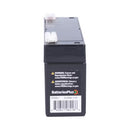 Duracell Ultra 6V 3.3AH General Purpose AGM Sealed Lead Acid (SLA) Battery with F1 Terminals-3