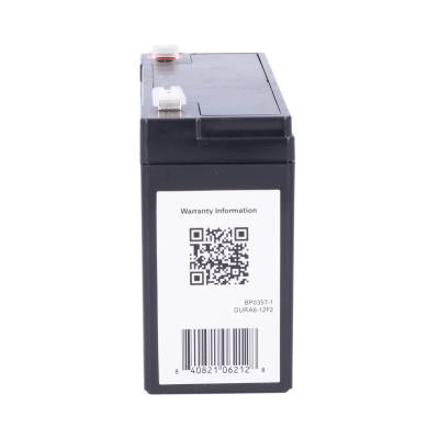 Duracell Ultra 6V 12AH General Purpose AGM Sealed Lead Acid (SLA) Battery with F2 Terminals