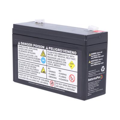 Duracell Ultra 6V 12AH General Purpose AGM Sealed Lead Acid (SLA) Battery with F2 Terminals