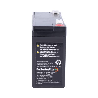 Duracell Ultra 6V 12AH General Purpose AGM Sealed Lead Acid (SLA) Battery with F2 Terminals
