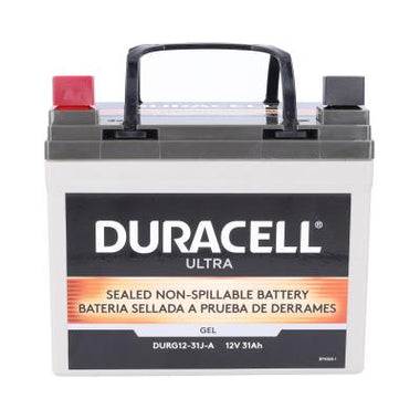 Duracell Ultra 12V 31AH GEL Sealed Lead Acid (SLA) Battery with J Terminals