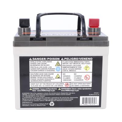 Duracell Ultra 12V 31AH GEL Sealed Lead Acid (SLA) Battery with J Terminals