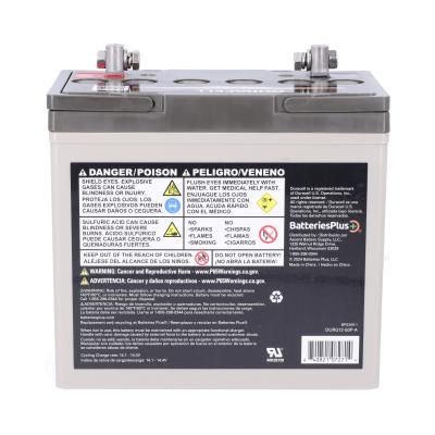 Duracell Ultra 12V 50AH GEL Sealed Lead Acid (SLA) Battery with P Terminals
