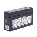 Duracell Ultra 6V 1.3AH General Purpose AGM Sealed Lead Acid (SLA) Battery with F1 Terminals-4