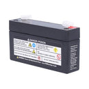 Duracell Ultra 6V 1.3AH General Purpose AGM Sealed Lead Acid (SLA) Battery with F1 Terminals-6