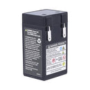 Duracell Ultra 6V 2AH General Purpose AGM Sealed Lead Acid (SLA) Battery with Side Tab Terminals-4