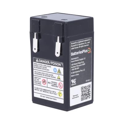 Duracell Ultra 6V 2AH General Purpose AGM Sealed Lead Acid (SLA) Battery with Side Tab Terminals