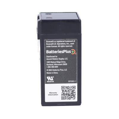 Duracell Ultra 6V 2AH General Purpose AGM Sealed Lead Acid (SLA) Battery with Side Tab Terminals