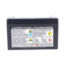 Duracell Ultra 6V 7.2AH General Purpose AGM Sealed Lead Acid (SLA) Battery with F1 Terminals-5