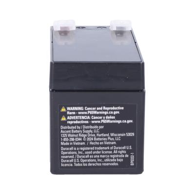 Duracell Ultra 12V 1.3AH General Purpose AGM Sealed Lead Acid (SLA) Battery with F1 Terminals