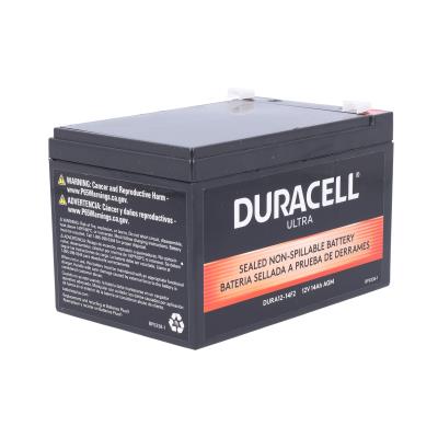 Duracell Ultra 12V 14AH General Purpose AGM Sealed Lead Acid (SLA) Battery with F2 Terminals