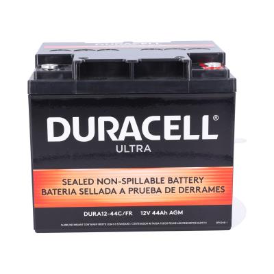 Duracell Ultra 12V 46AH General Purpose AGM Sealed Lead Acid (SLA) Battery with M6 Insert Terminals