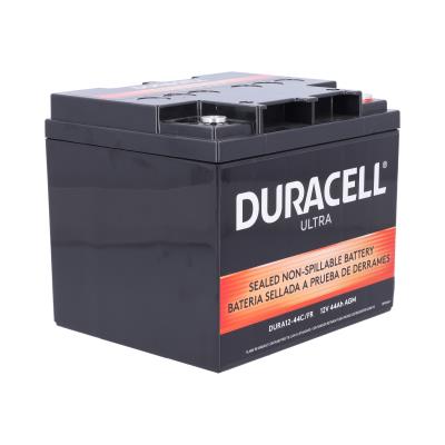Duracell Ultra 12V 46AH General Purpose AGM Sealed Lead Acid (SLA) Battery with M6 Insert Terminals