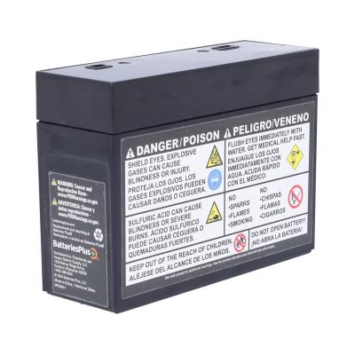 Duracell Ultra 12V 5.1AH General Purpose AGM Sealed Lead Acid (SLA) Battery with F1 Terminals