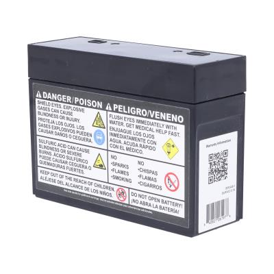 Duracell Ultra 12V 5.1AH General Purpose AGM Sealed Lead Acid (SLA) Battery with F1 Terminals
