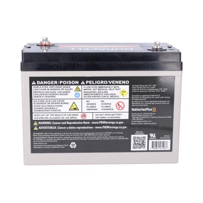 Duracell Ultra 6V 200AH General Purpose AGM Sealed Lead Acid (SLA) Battery with M6 Insert Terminals